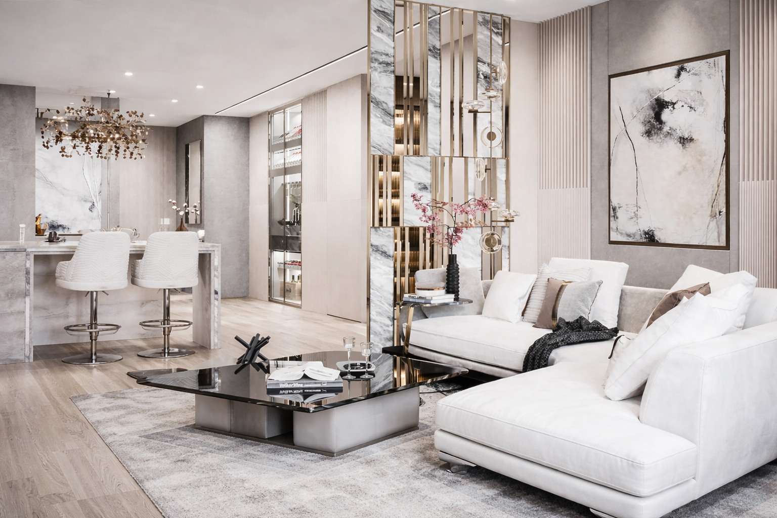 Armani Residence Dubai master bedroom design